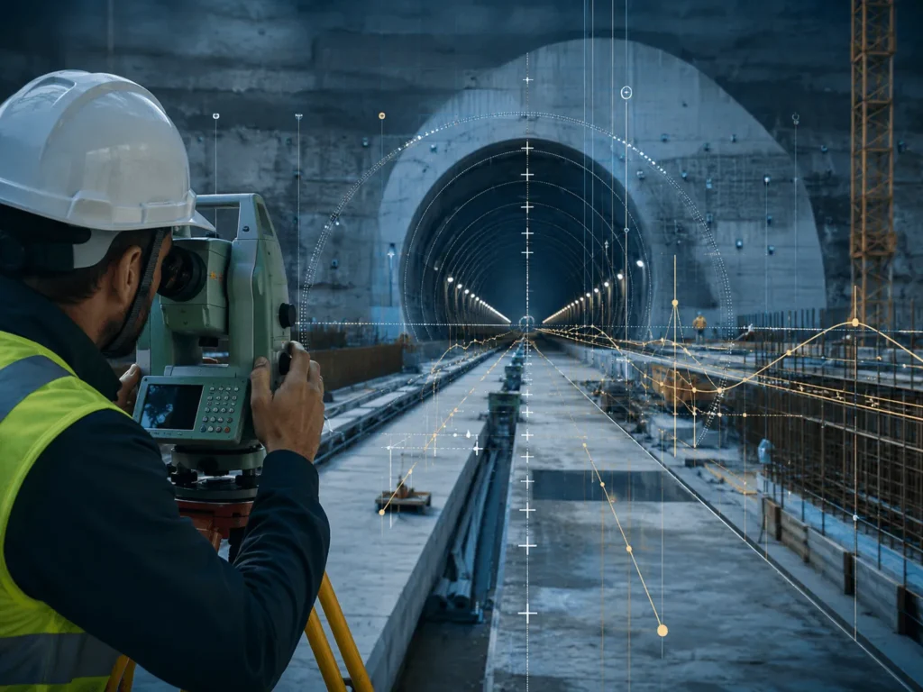 Control geométrico y seguimiento topográfico durante la construcción de una megaobra.
