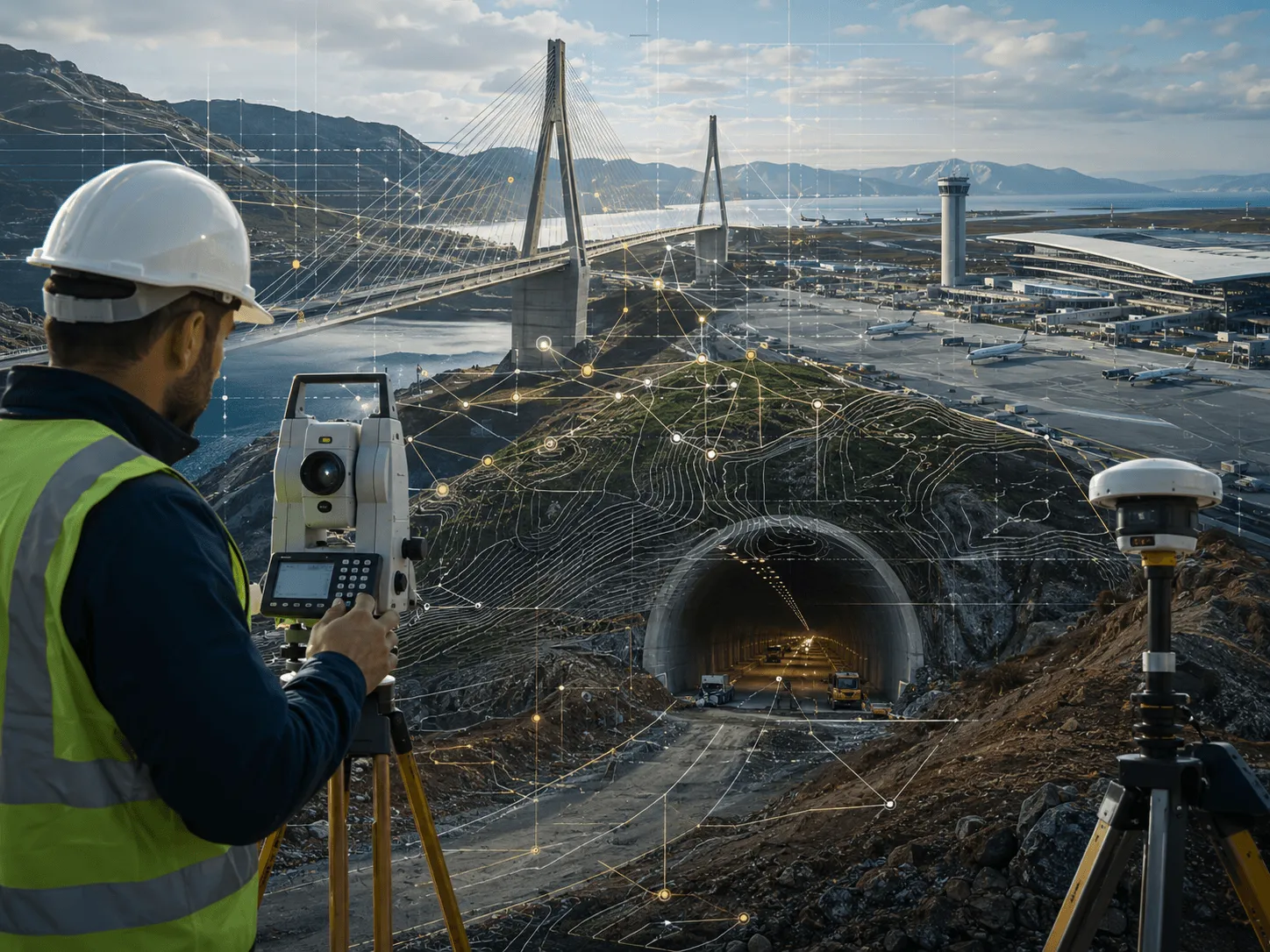 Topografía en megaproyectos: cómo se controla la precisión en grandes obras