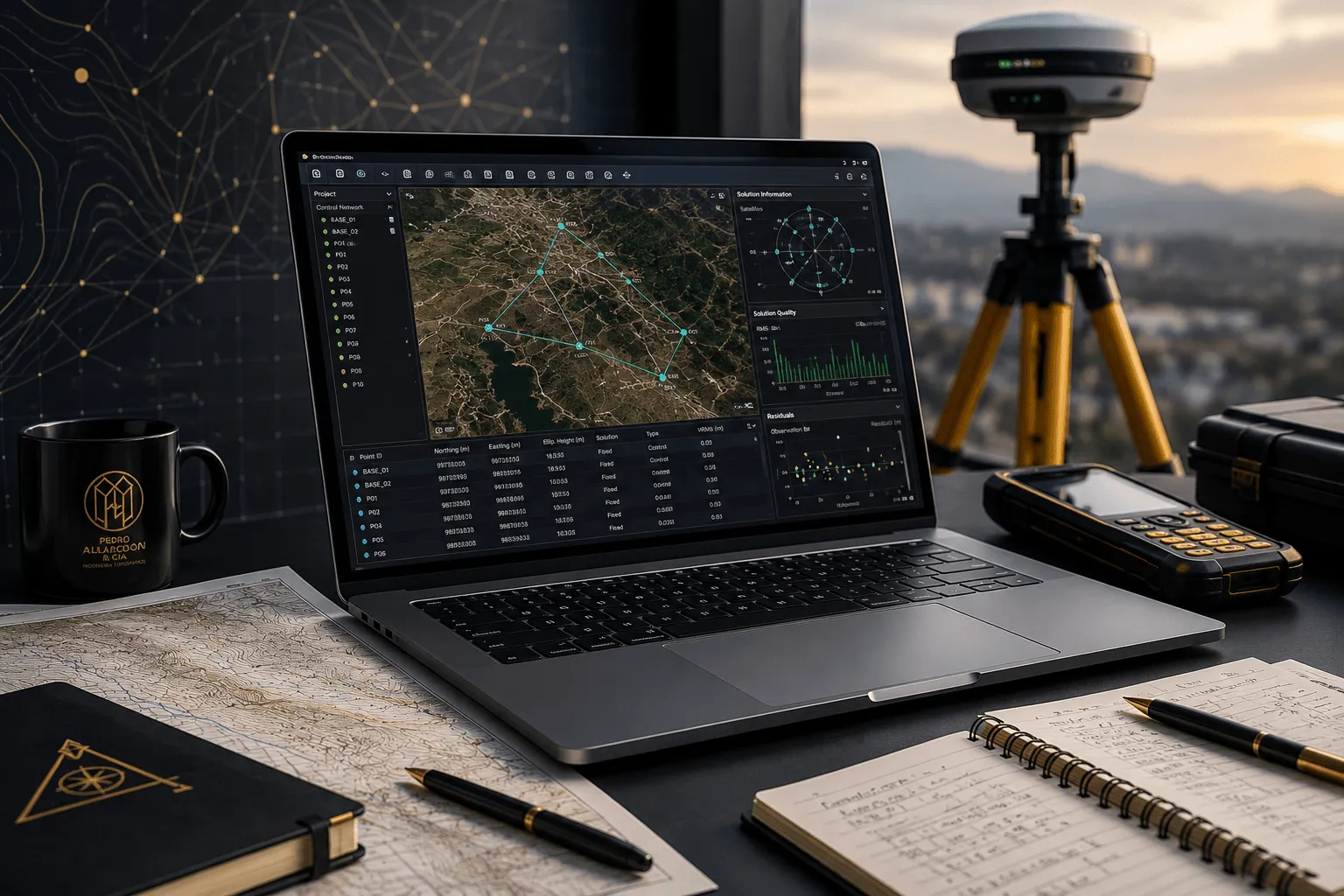 Procesamiento de datos GNSS: qué revisar antes de confiar en tus coordenadas