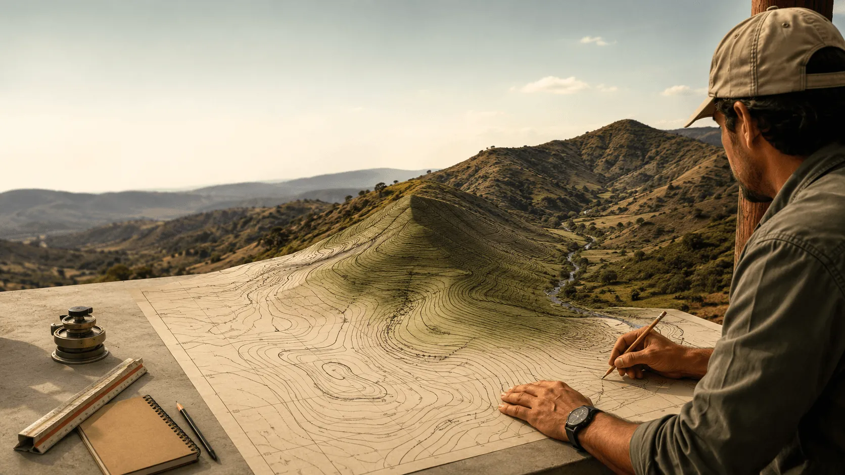Cómo leer curvas de nivel en un plano topográfico sin perderse